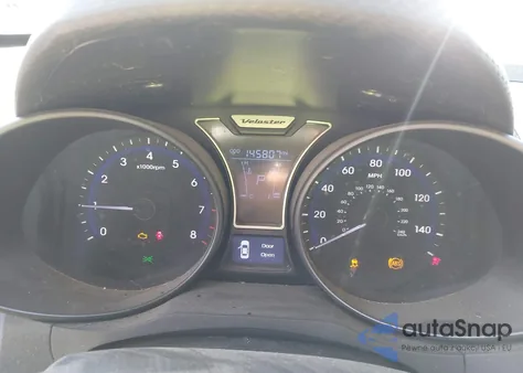 2013 Hyundai Veloster Turbo W/Black from USA, damaged, VIN KMHTC6AE1DU115668